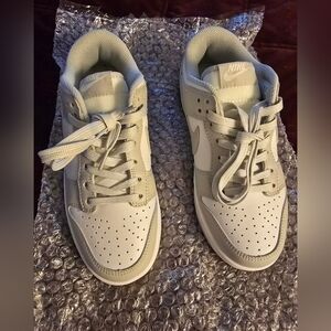 Nike Kids Gray and White Sneakers
